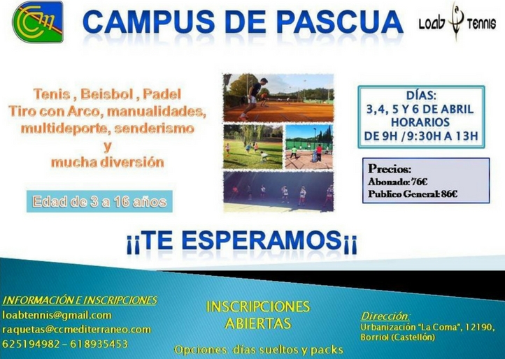 Campus de Pascua Club de Campo del Mediterráneo