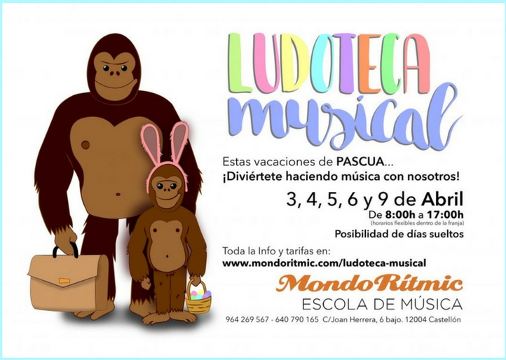 Ludoteca Musical de Pascua 2018 Mondo Ritmic