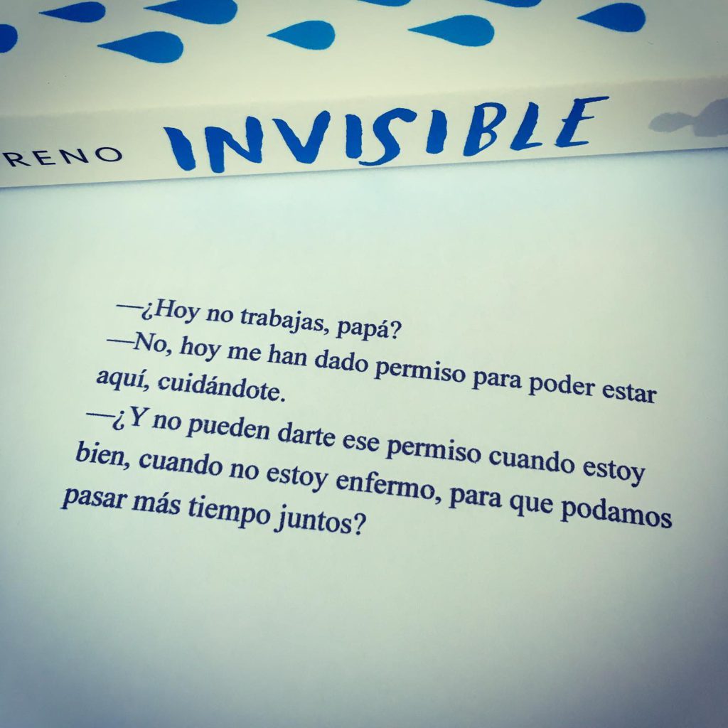 Libro Invisible de Eloy Moreno. Castellón Kids