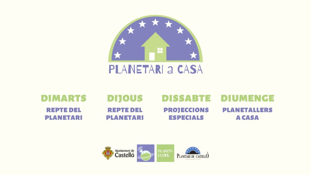Actividades del Planetario de Castellón durante el coronavirs