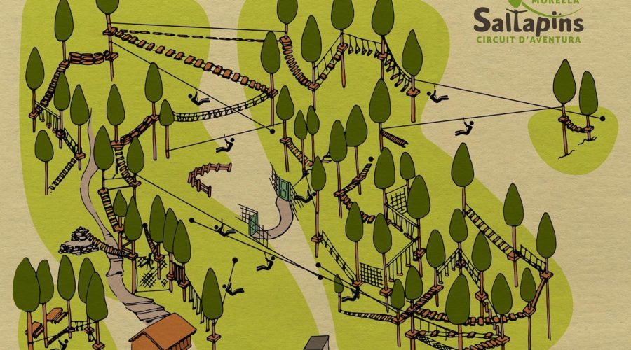 SALTAPINS, parque de multiaventura en plena naturaleza