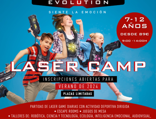LASER CAMP cartel- Laser Game Evolution Castellon