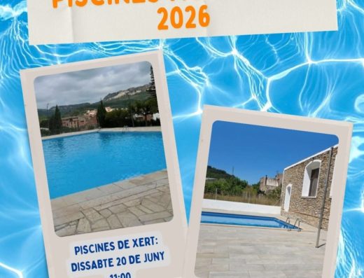 Piscinas de verano de Xert y de Anroig