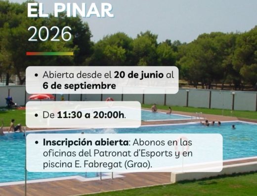 Piscina de verano del Pinar del Grau de Castelló