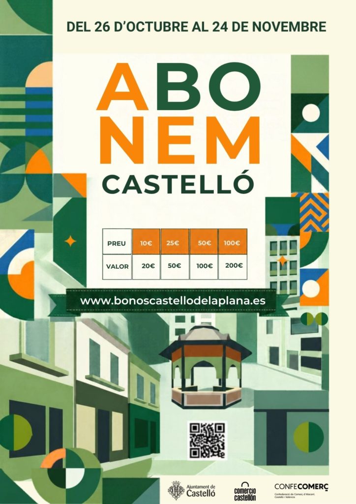 bonos comercio abonem castello 2026